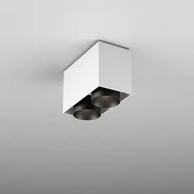 VYRO x2 square LED 230V M940 27° Phase-Control natynkowy taupe+czarny 47036-M940-FB-PH-82 AQForm - Darmowy zwrot