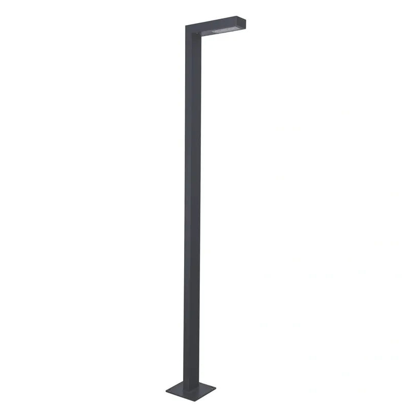 Prosto z fabryki | Lampa parkowa NORLYS ASKER POLE PRO 1367GR 236cm 3000K Grafitowy
