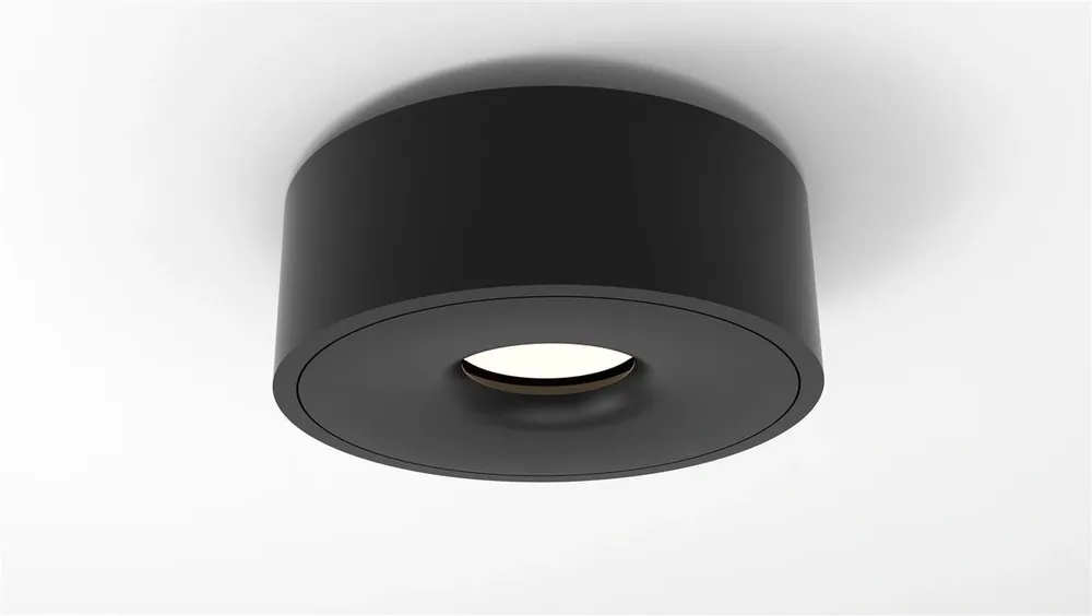 Mistic Lighting plafon łazienkowy Roll 10W 900lm 4000K 48° DIM (ściemnialny) czarny IP54 MSTC-05410973 | Cena promocyjna