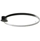 Plafon RIO 110 cm czarny LED 3000K TH.134 Thoro | Ostatnie dni promocji