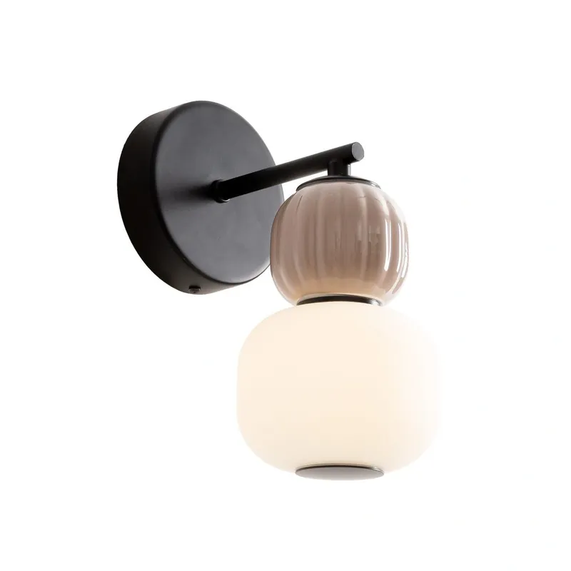 Top oferta - Kinkiet MODERN 5W, OPAL + MEDIUM BROWN W0399 MAXLIGHT