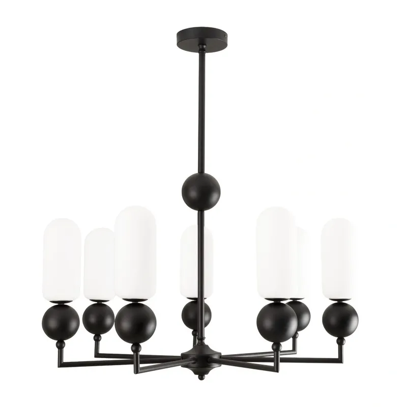 Lampa wisząca NOVA BLACK 7L P0632 MAXLIGHT | Duży rabat