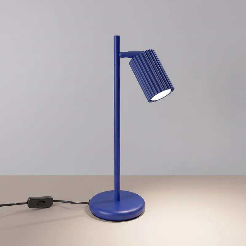 Bezpośrednio od producenta | SOLLUX SL.2327 lampa biurkowa KARBON ultramaryna