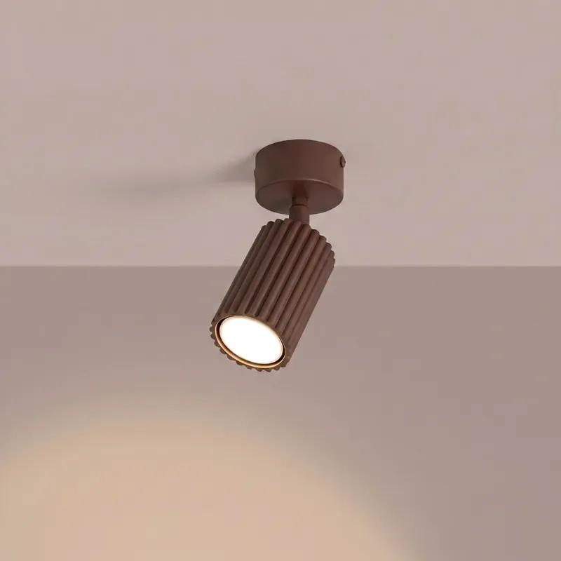 Cena promocyjna - SOLLUX SL.2371 plafon KARBON 1 brązowy