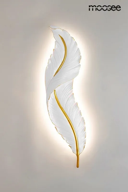 MOOSEE lampa ścienna IKAR 60 biała / złota - Oferta limitowana