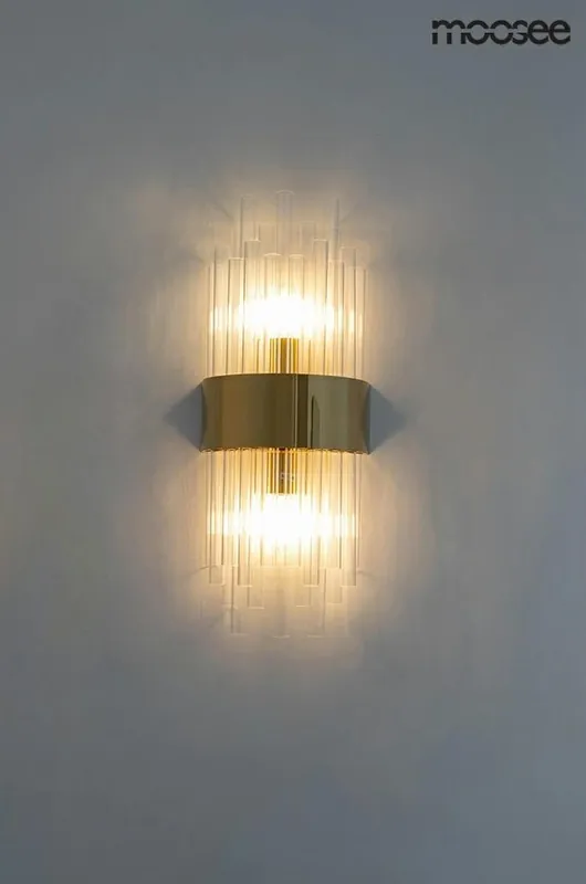 MOOSEE lampa ścienna PORTOFINO złota | Nie przegap