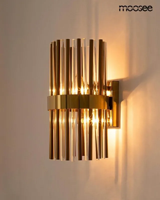 Prosto od producenta | MOOSEE lampa ścienna GARDA złota
