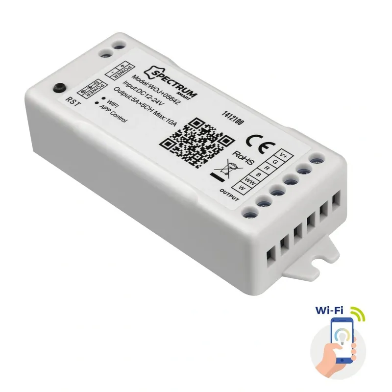Kup dziś - KONTROLER DO PASKÓW LED RGBW+CCT+DIMM 12/24V TUYA SMART LOC20 Unilight