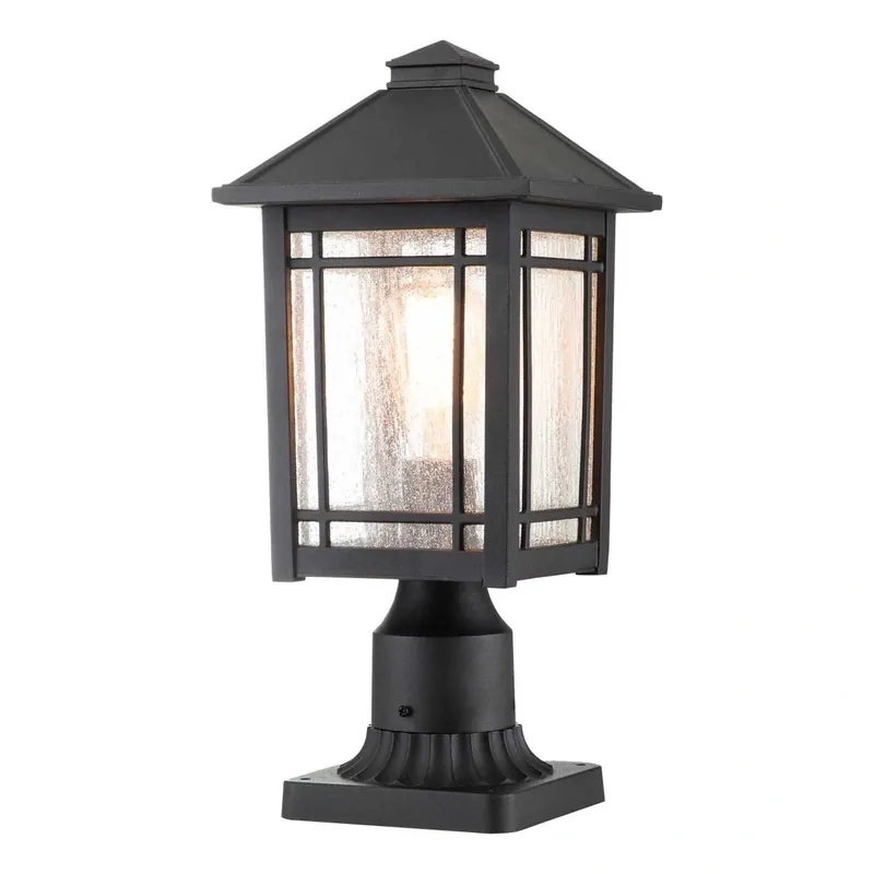 Średnia latarnia cokołowa Cedar Point Czarne QZ-CEDAR-POINT3-M-BK Elstead Lighting - Oszczędź więcej
