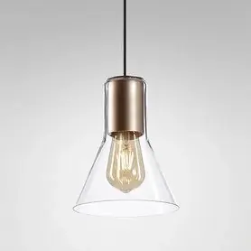 Produkt ceniony przez klientów - MODERN GLASS Flared TR E27 fi50 Phase-Control zwieszany czarny 50483-0000-U8-PH-12 AQForm