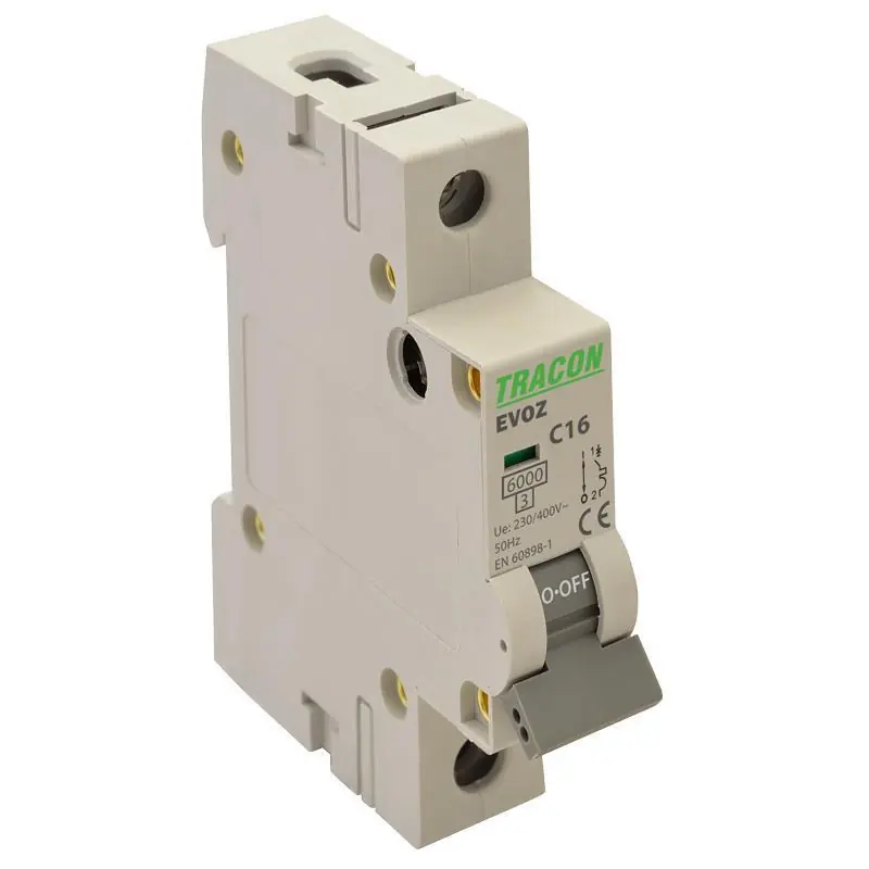 Wyłącznik nadprądowy 10A 1P C EVOZ1C10 Tracon - Nowa pozycja w ofercie