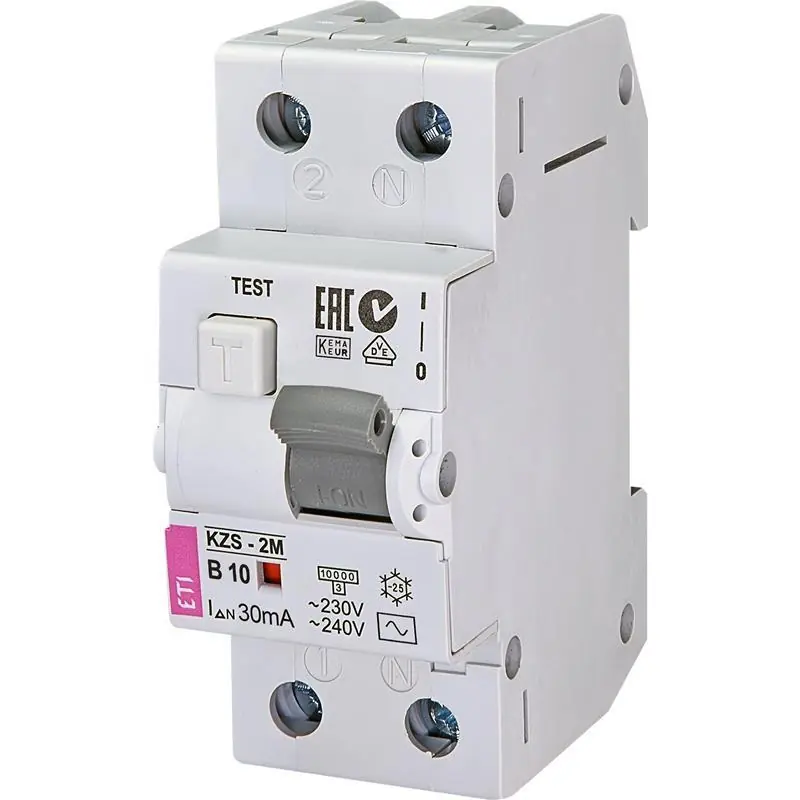 Świetna oferta - Wyłącznik nadprądowy KZS-2M B 10A 30mA AC ETI