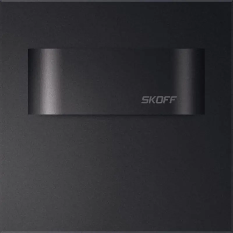 Do wyczerpania zapasów | Oprawa schodowa LED Tango Short czarny mat 10V IP66 4000K SKOFF