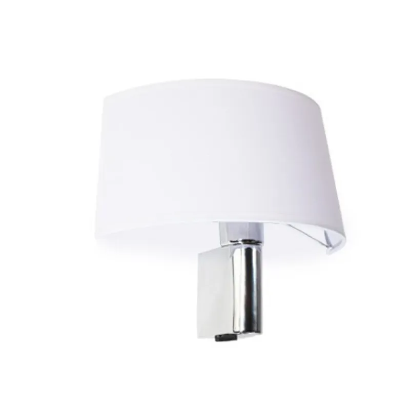 Amadeo oval white kinkiet AZzardo - Outlet