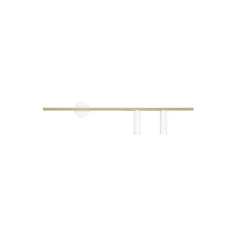 Trevo 2 White Brass (prawy) kinkiet Aldex | Oferta limitowana