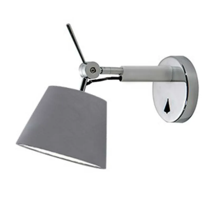Zyta wall XS aluminiowa kinkiet AZzardo Aluminium / Szary - Hit cenowy