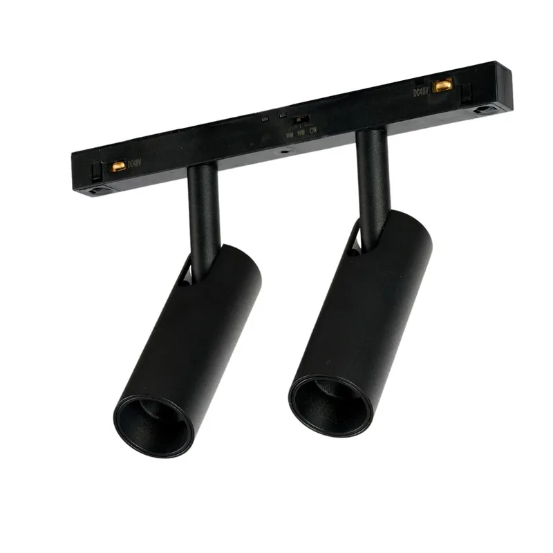 ALFA NIKO 2 TRACK MAGNETIC 2LINE 2X7W CCT SWITCH DIM czarny AZzardo | Wyjątkowa oferta