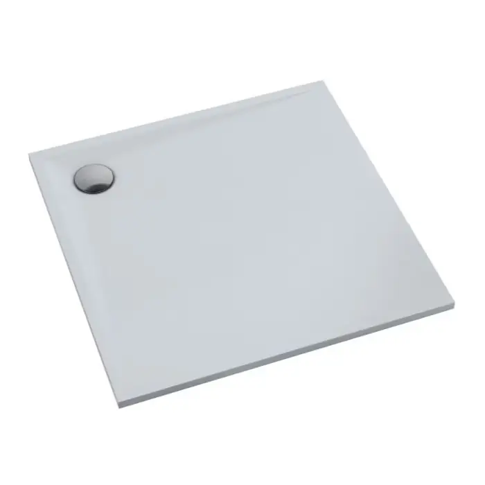 Nie czekaj - Brodzik kompozytowy stabilsound plus® libra smooth white 90x90x3 cm, kwadratowy 3SP.L1K-9090
