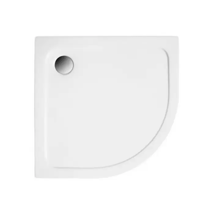 Kup dziś | Brodzik półokrągły posadzkowy 80x80x2x5,5 standard 00786