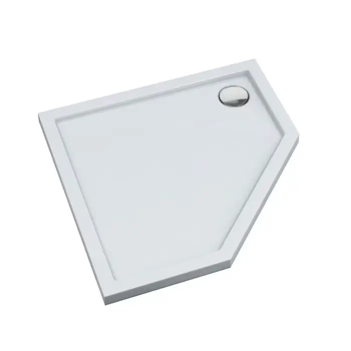 Nowość już dostępna | Brodzik kompozytowy stabilsound plus® estima 90x90x5 cm, pięciokątny 3SP.E1PK-9090