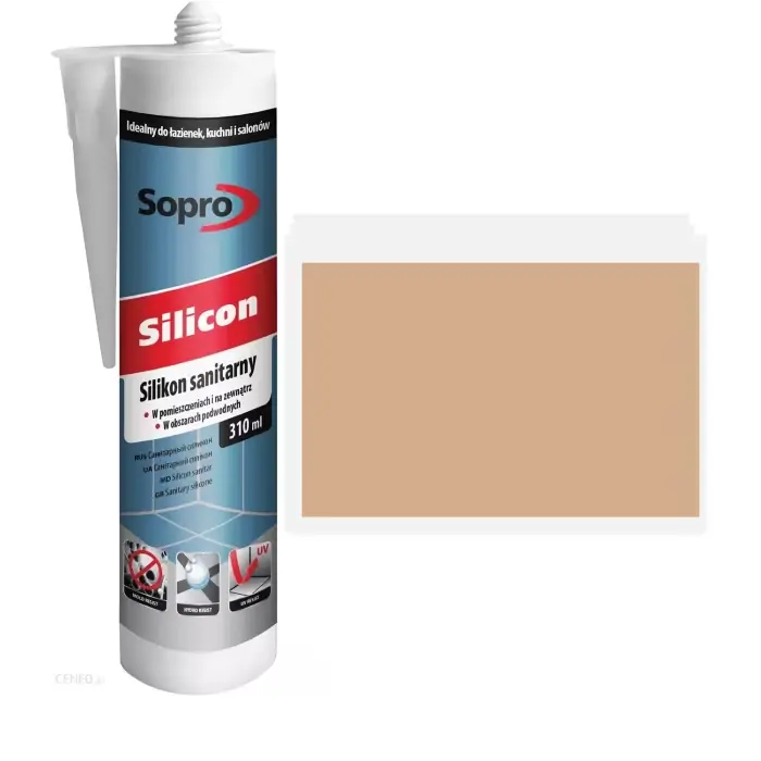 Silikon sanitarny beż jura 33 310ml SOP-032 | Wielka wyprzedaż
