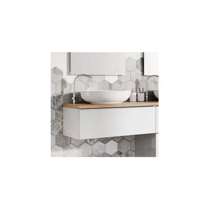 Jakość premium | Komoda look 60 1s white hg pdw RE080603028060