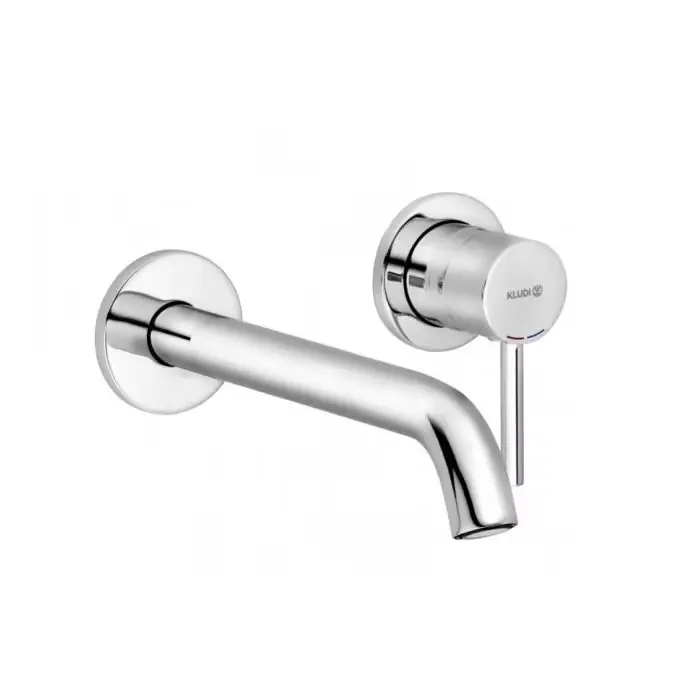 Bozz ścienna bateria umywalkowa, wylewka 230 mm chrom 382450576 - Wygodne zakupy