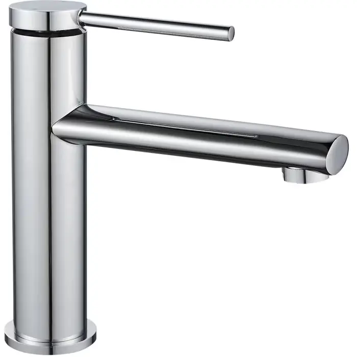 Cena promocyjna - Oval chrome bateria umywalkowa niska REA-B6514