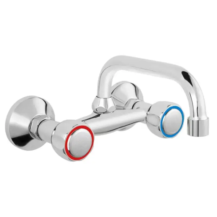 Standard bateria umywalkowa ścienna, chrom BST3 | Ograniczona dostępność