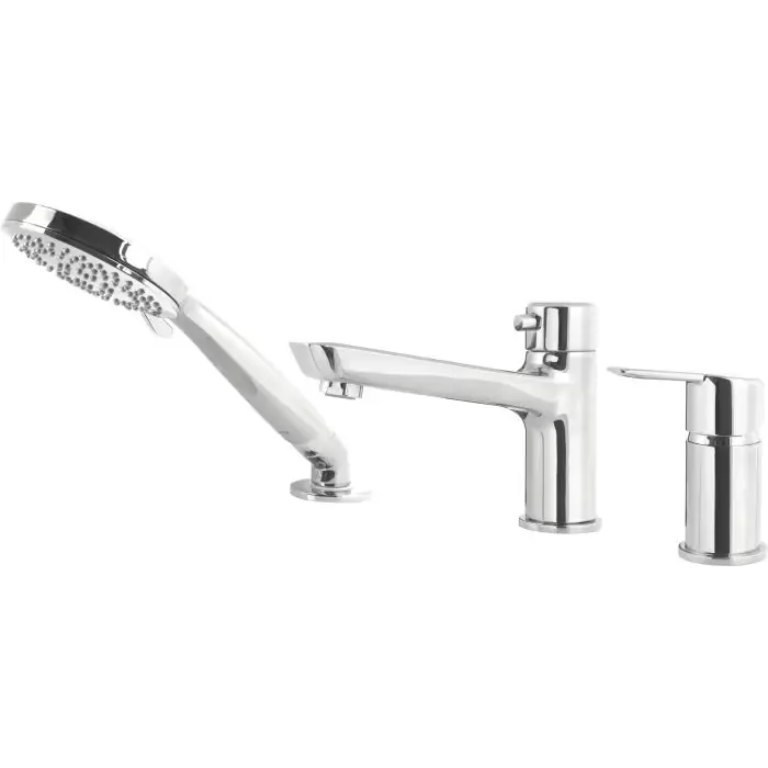 Arnika chrom bateria wannowa 3-otworowa BQA 013M - Produkt wysokiej jakości