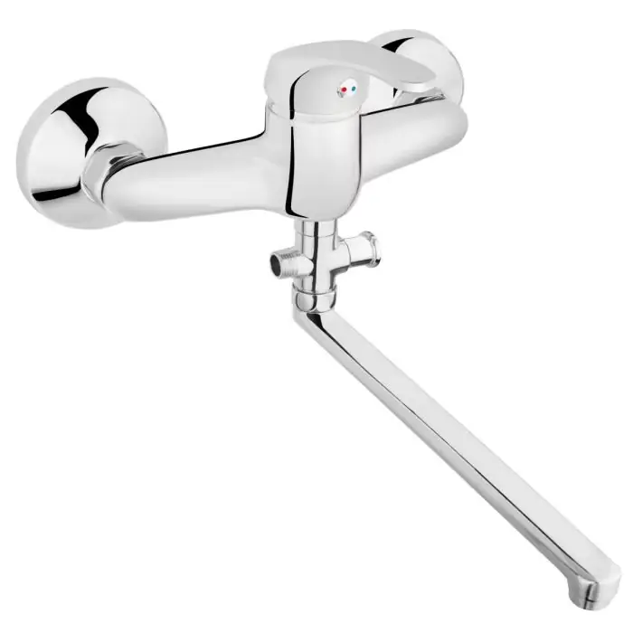 Basic bateria wannowa z wylewką 350mm bez zestawu natryskowego, chrom BBC5A - Łatwy zwrot