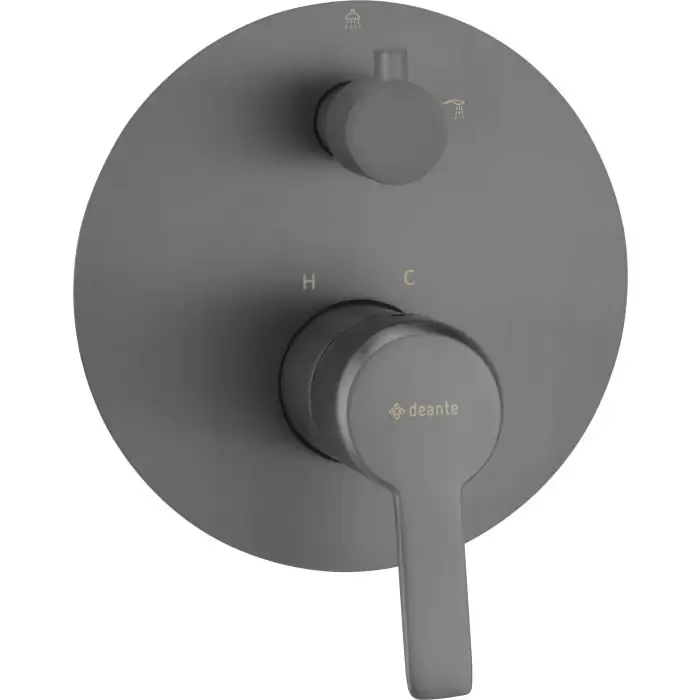 Arnika titanium bateria natryskowa podtynkowa z przełącznikiem natrysku BQA D44P - Mega okazja