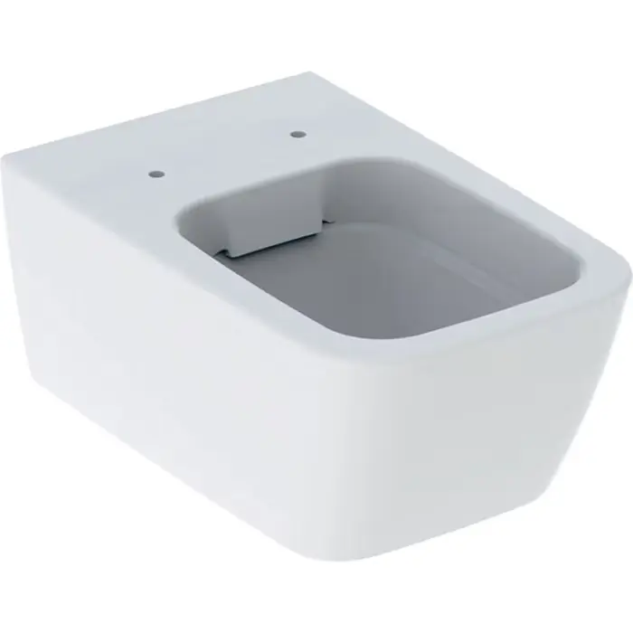 Nowa pozycja w ofercie | Icon square wisząca miska wc, lejowa, b35cm, h33cm, t54cm, ukryte mocowania, rimfree, keratect 201950600