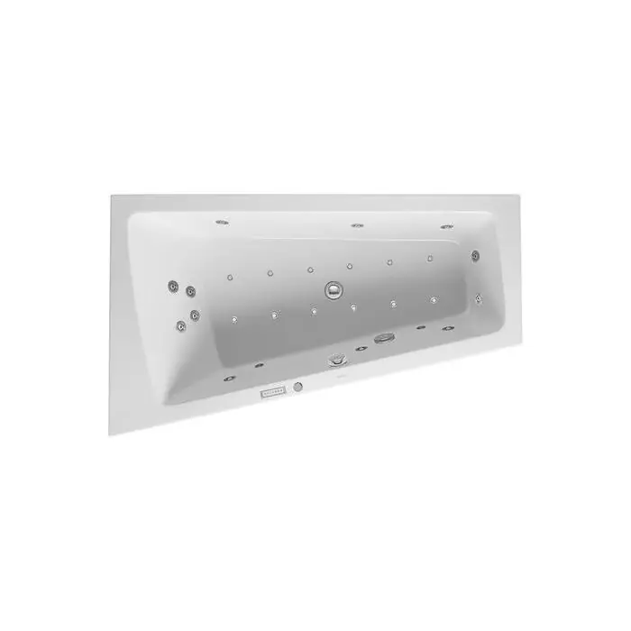 Nowość - Paiova wanna z hydromasażem 1700x1000mm, narożna lewa, combi-system e 760212000CE1000