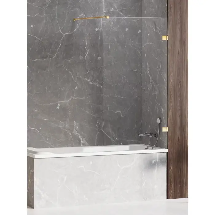 Bestseller - Nz4 parawan nawannowy avexa gold shine stały 100x150 szkło czyste 6mm active shield 2.0 wsp. prostopadły EXK-2175-WP