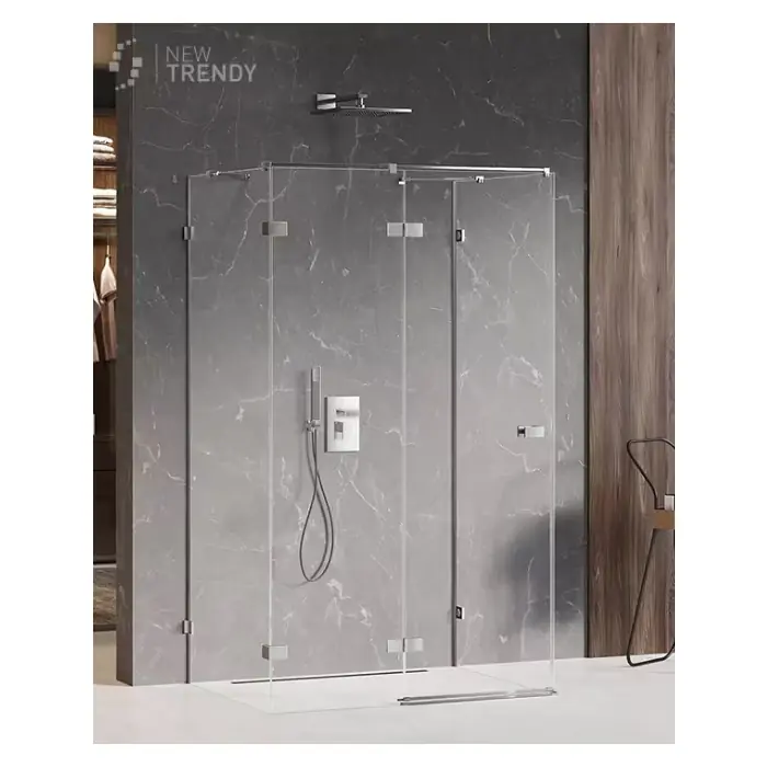 Bardzo popularny produkt | Kabina prysznicowa avexa 1d prostokątna przyścienna l 110x80x200 szkło czyste 6mm active shield 2.0 EXK-2462