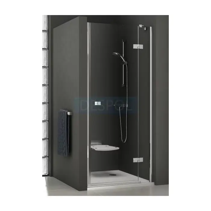 Wyprzedaż | Drzwi smsd2-100 a-lewe chrom+transparent 989-1006x1900 0SLAAA00Z1