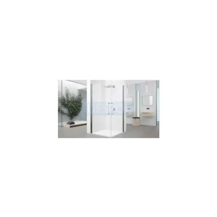 Drzwi skrzydłowe 90 cm, profil chrom, szkło bezbarwne y22g89l-1k Y22G89L-1K | Zapasy na wyczerpaniu