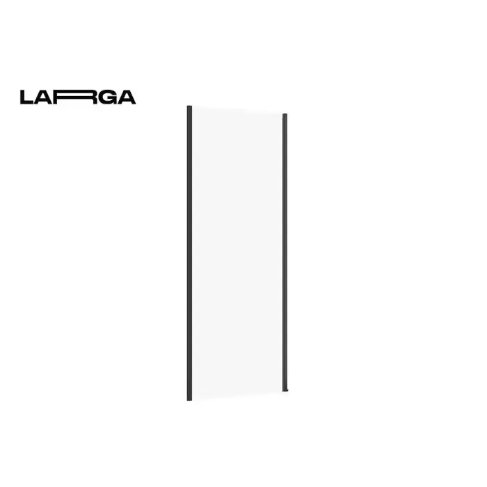 ?cianka kabiny prysznicowej larga czarna 80x195 szk?o trans. S932-133 - Cena promocyjna