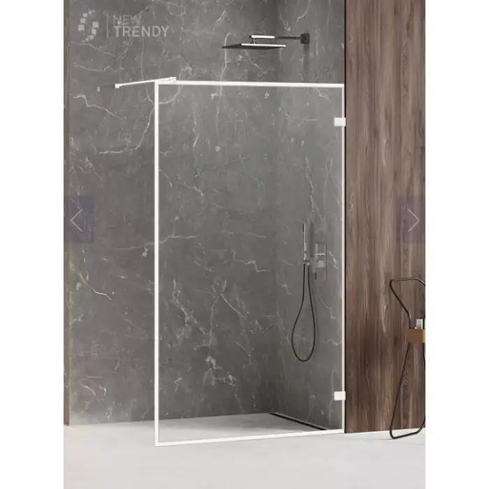 Oferta dnia - Nz6 kabina avexa white walk-in u 50x200 szkło czyste 8mm active shield 2.0 - wzór ramka EXK-3000