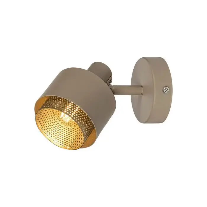 Zamów online | Fedora lampa punktowa ip20 jasny brąz e14 1x max 40 3547