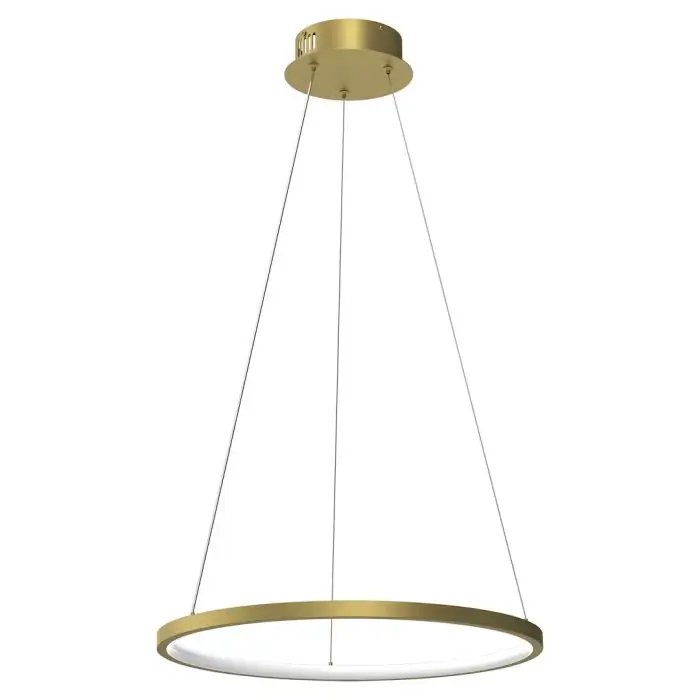 Cena po obniżce | Lampa wisząca hoop gold 27w led ML1545