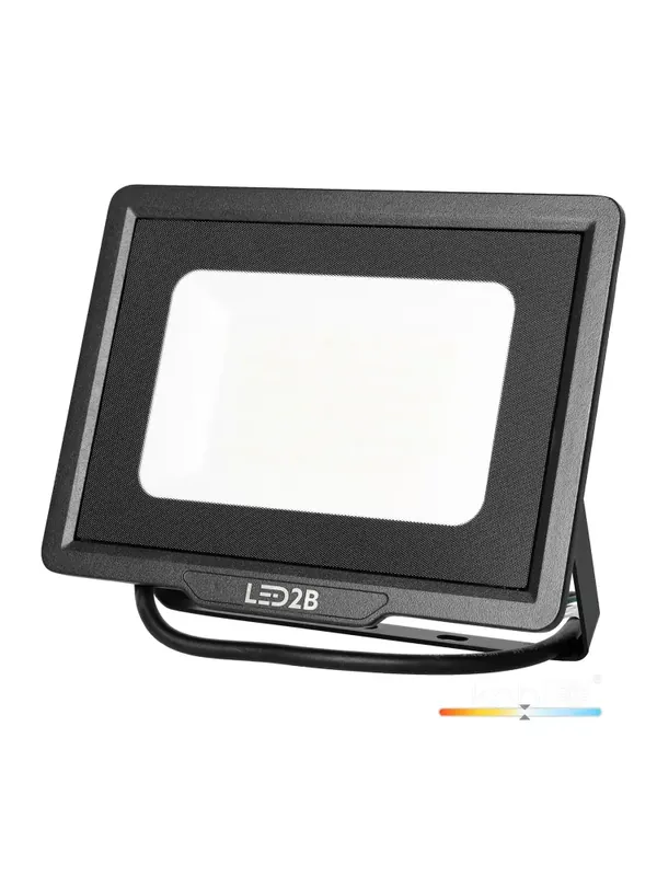 Dodaj do koszyka - Naświetlacz LED halogen zewnętrzny MH 100W 4000K IP65 czarny LED2B 001638