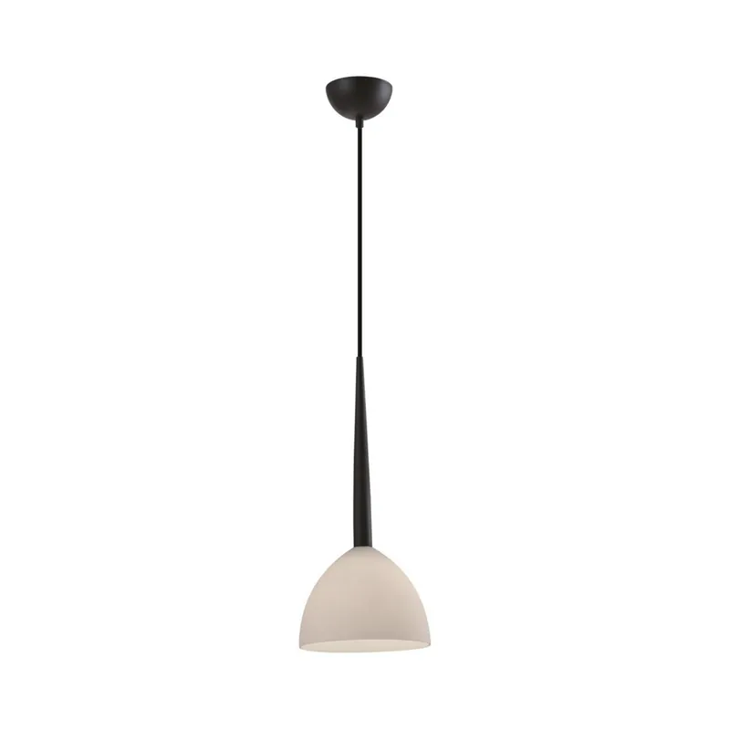 Lampa wisząca szklana biało-czarna 12cm AZ3334 z serii Eliza - Azzardo | Hit