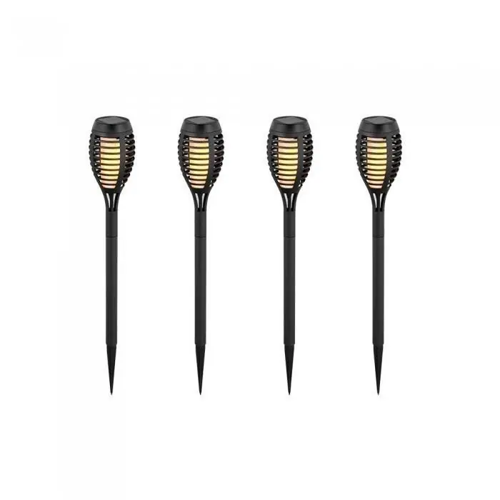 Lampa solarna zestaw 4szt V-TAC wbijana 1W LED 50cm 6 godzin (opak. 4szt) VT-724 2200K | Zniżka