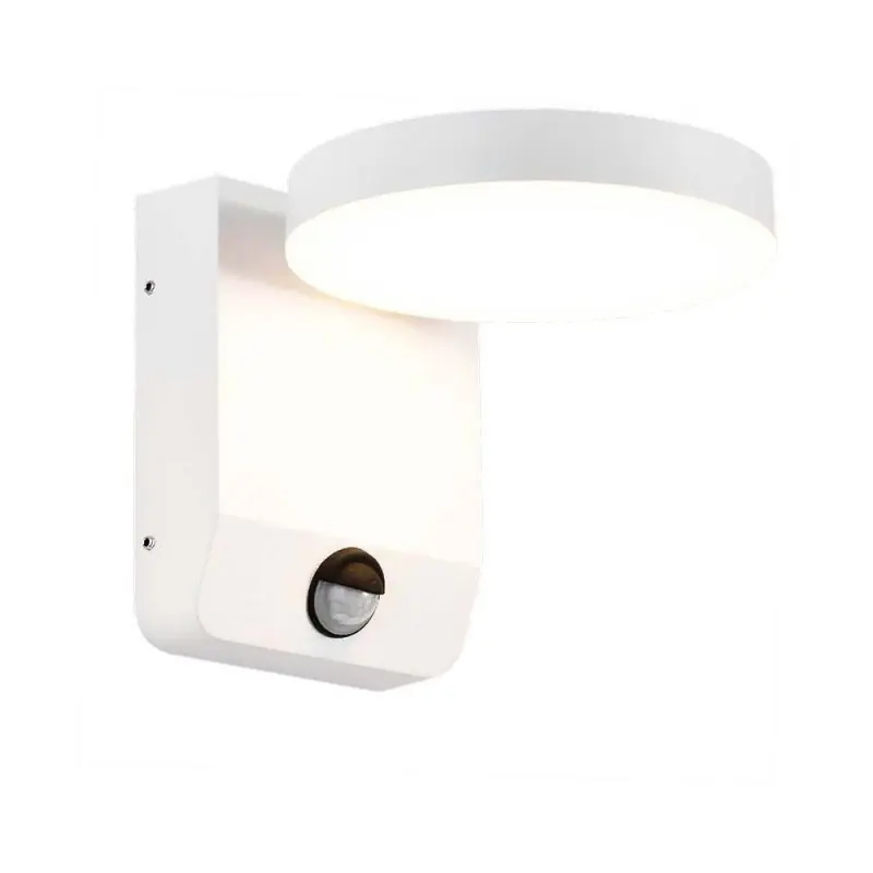 Bardzo popularny produkt - Naświetlacz elewacyjny V-TAC 17W LED czujnik ruchu okrągła biała IP65 VT-11020S 4000K 2520lm