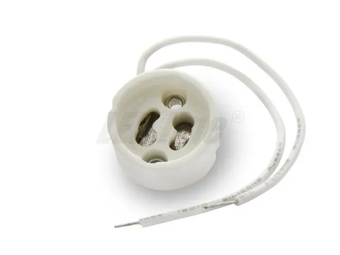 Oprawka ceramiczna GU10 z przewodem 14 cm | Na stanie