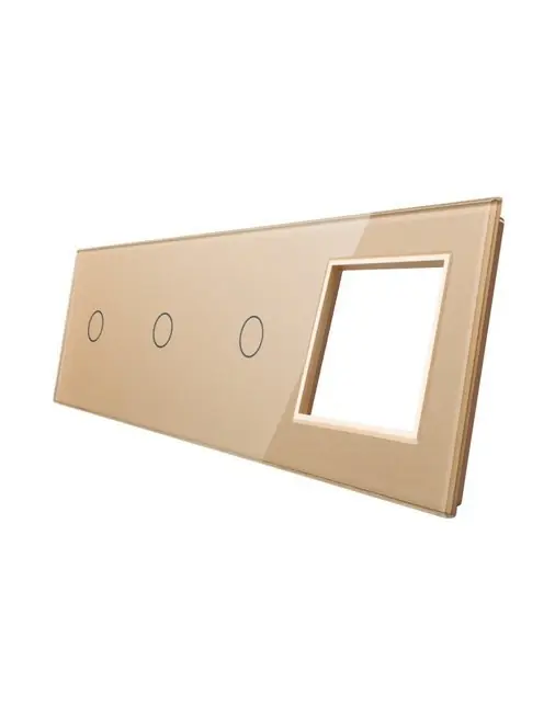 Panel szklany 70111G-63 Złoty Livolo - Oferta specjalna