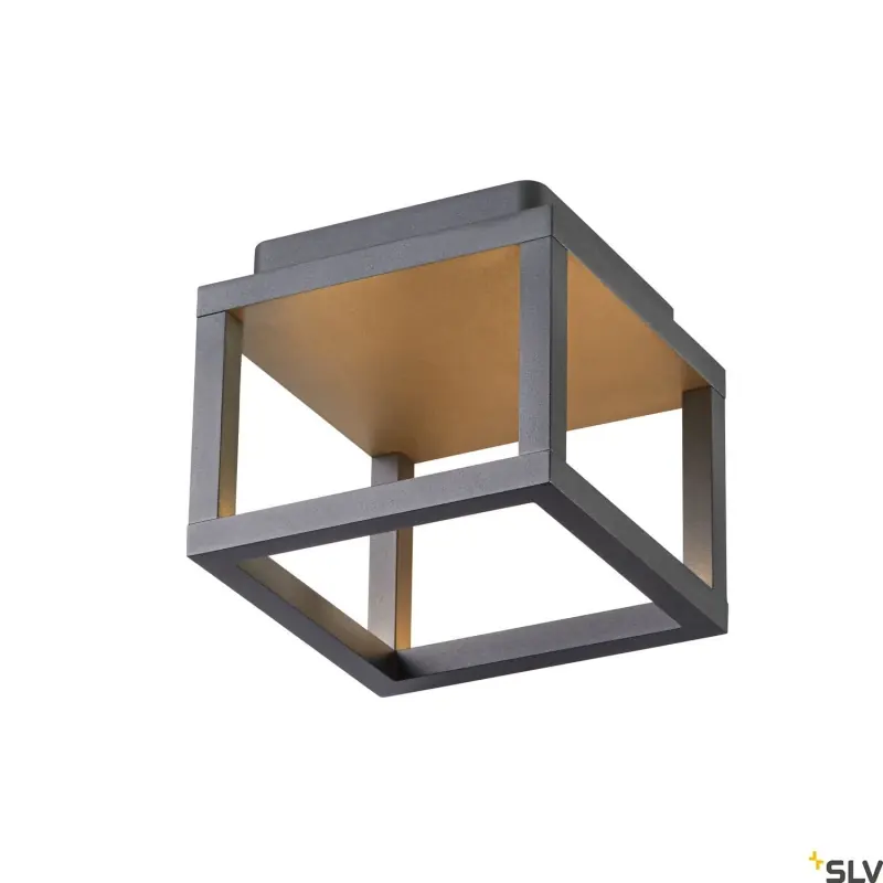 QUADRULO CL LED oprawa sufitowa zewnętrzna SLV, antracytowy - Nowość